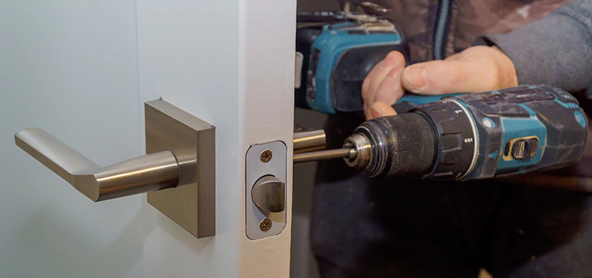 Broken Door Handle Lock Repair in Moline, Illinois